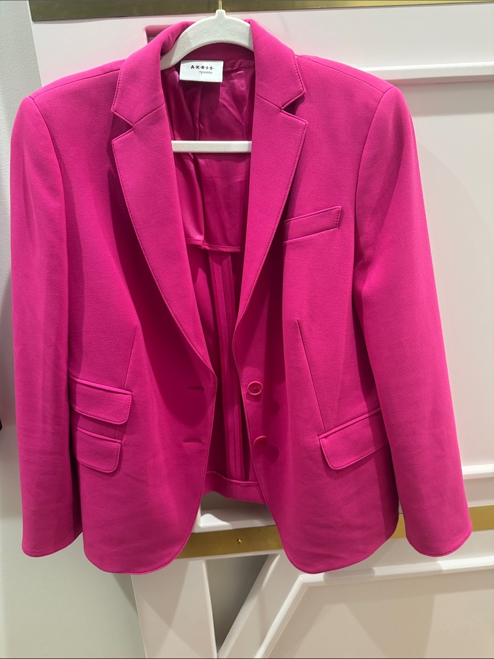 Akris Punto Vibrant Pink Tailored Blazer